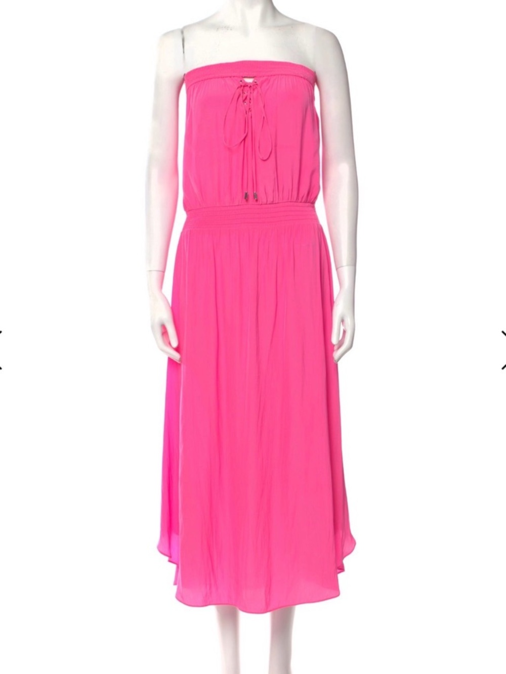 Ramy Brook Strapless Midi Dress in  Pink 💖